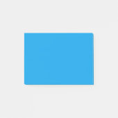 Einfaches Blau Post-it Klebezettel (Vorderseite)
