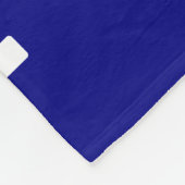 Einfaches blau-weißes Navy-Text für die Message-Vo Fleecedecke (Ecke)