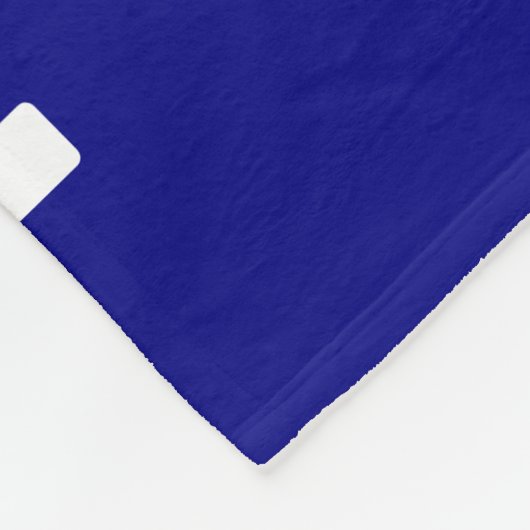 Einfaches blau-weißes Navy-Text für die Message-Vo Fleecedecke (Ecke)