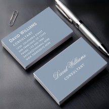 Einfaches, blaues, modernes, weißes Script