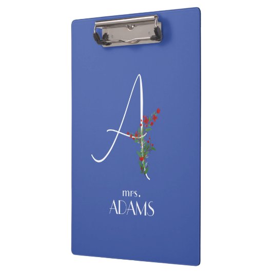 Einfaches Blume A Klemmbrett (Links)