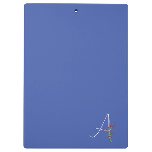 Einfaches Blume A Klemmbrett (Rückseite)