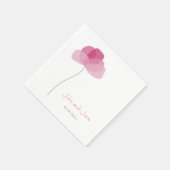 Einfaches Blumen Thema Serviette (Ecke)
