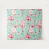 Einfaches Blumenband Wandteppich (Vorderseite (Horizontal))