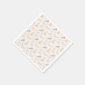 Einfaches Blumengebälk Ostern | Serviette (Ecke)