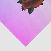 Einfaches Blumenmuster auf dem Lila Gewebepapier Seidenpapier (Ausschnitt)