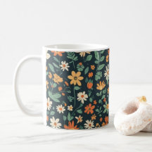 Einfaches Blumenmuster