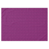 Einfaches Blumenmuster Retro Burgunderrot Tischdecke (Vorderseite (Horizontal))