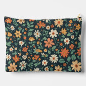Einfaches Blumenmuster Zubehörtasche (Rückseite)