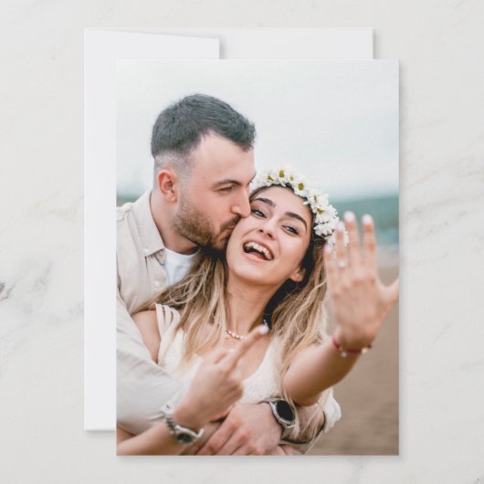 Einfaches böhmisches schwarzes blumengeschmücktes einladung (Rückseite)