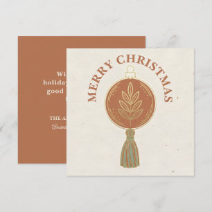 Einfaches Boho-Schmuckstück Weihnachten
