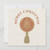 Einfaches Boho-Schmuckstück Weihnachten (Vorderseite)