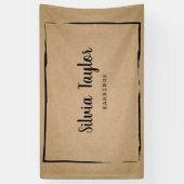 einfaches Bootpapier Ofenrahmen hinzufügen Logo Banner (Vertikal)