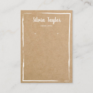 einfaches Bootpapier Ofenrahmen hinzufügen Logo Visitenkarte