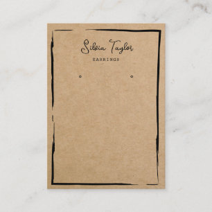 einfaches Bootpapier Ofenrahmen hinzufügen Logo Visitenkarte