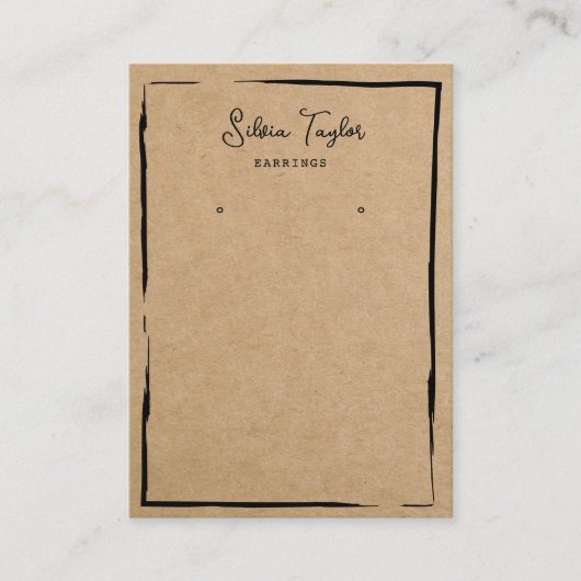 einfaches Bootpapier Ofenrahmen hinzufügen Logo Visitenkarte (Vorderseite)