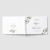 Einfaches botanisches Gästebuch für Hochzeiten (Voll)