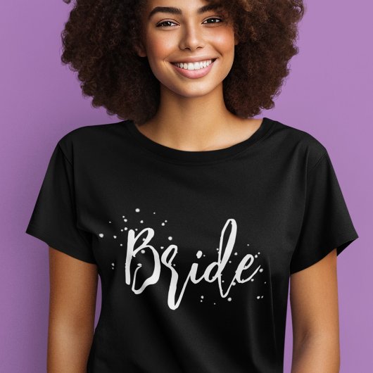 Einfaches Braut-Calligraphy-Script T-Shirt