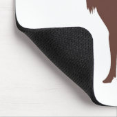 Einfaches Brautmoosesymbol Mousepad (Ecke)