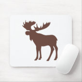Einfaches Brautmoosesymbol Mousepad (Mit Mouse)