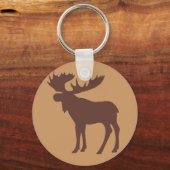 Einfaches Brautmoosesymbol Schlüsselanhänger (Vorderseite)