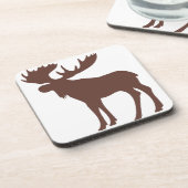 Einfaches Brautmoosesymbol Untersetzer (Linke Seite)