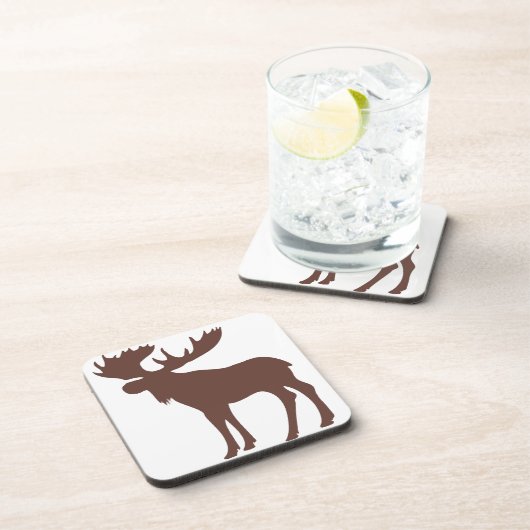 Einfaches Brautmoosesymbol Untersetzer (Rechte Seite)