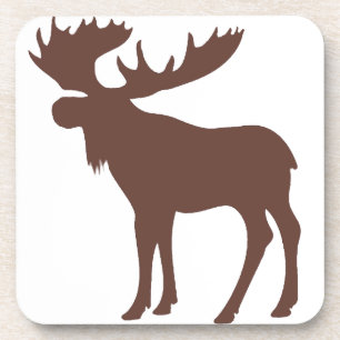 Einfaches Brautmoosesymbol Untersetzer