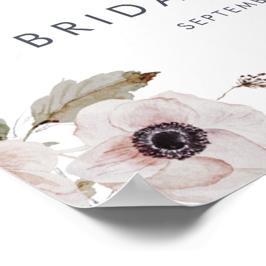 Einfaches Brautparty Poster (Ecke)