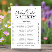 Einfaches Brautparty würde sie eher eine Spielkart Einladung