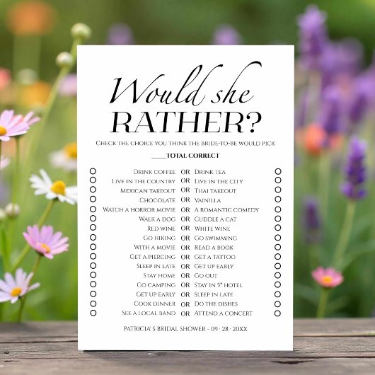 Einfaches Brautparty würde sie eher eine Spielkart Einladung