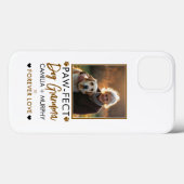 Einfaches Brown & Black Text Dog Oma Foto Case-Mate iPhone Hülle (Rückseite (Horizontal))