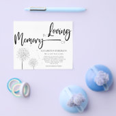 Einfaches Budget für den Flyer von Memory Beileid (Einzeln)