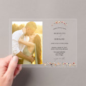 Einfaches bunter blumengeschichtetes Foto horizont Acryleinladungen (Insitu (Handheld))