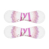 Einfaches buntes Glitter-Funkeln-Add-Name-Monogram Baseball (Paneele)