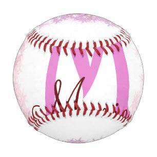 Einfaches buntes Glitter-Funkeln-Add-Name-Monogram Baseball