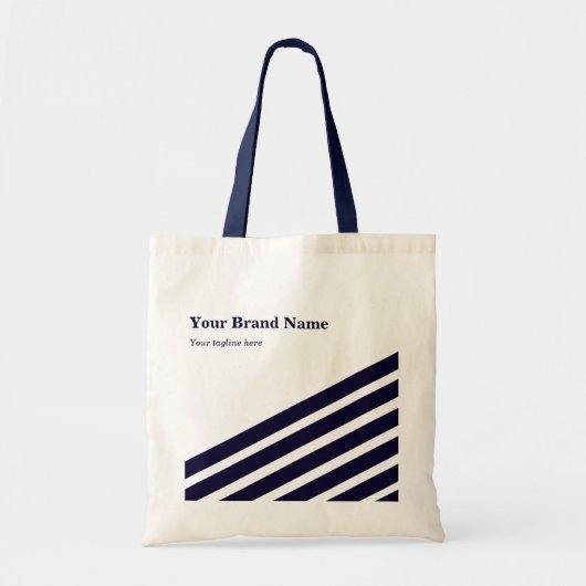 Einfaches Business Brand School Pop Up Store Tragetasche (Vorne)