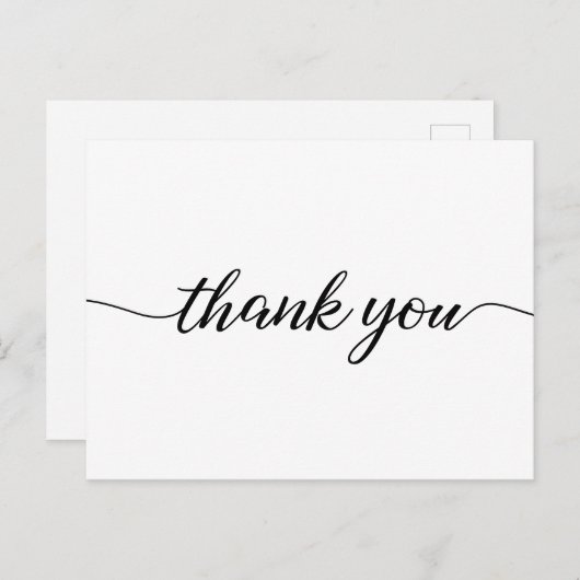 Einfaches Business-Kundenempfinden Kein Logo Postkarte (Vorne/Hinten)