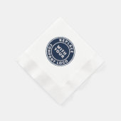 Einfaches Business-Logo Corporate Mitarbeiter indi Serviette (Ecke)