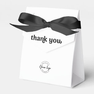 Einfaches Business-Logo Danke für die Custom-Websi Geschenkschachtel