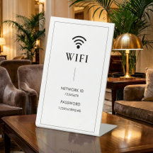 Einfaches Business-Wifi-Passwort und -Netzwerk 