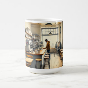 Einfaches Café in der Tasse San Francisco