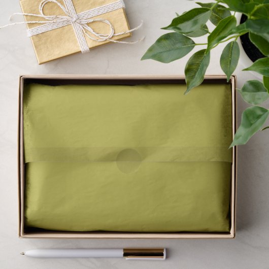 Einfaches Chartreuse Grün Einfarbig Einfache Farbe Seidenpapier (Geschenk)