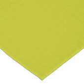Einfaches Chartreuse Grün Einfarbige Farbe Kurzer Tischläufer (Ecke)