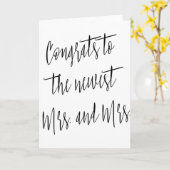 Einfaches Chic "Glückwünsche zu den Nachrichten Mr Karte (Gelbe Blume)