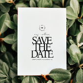 Einfaches Chic ・ Stilvoll und modern Minimalistisc Save The Date