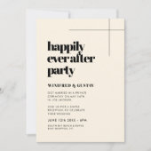 Einfaches Chic und elegant, glücklich immer nach d Einladung (Vorderseite)