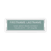 Einfaches Chic Weiß stilisierte Typografie Schrift (Vorne)