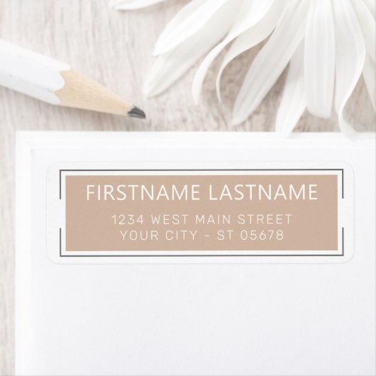 Einfaches Chic Weiß stilisierte Typografie Schrift (Insitu)