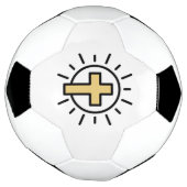 Einfaches Christliches Kreuz Fußball (Gedreht)